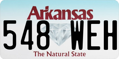 AR license plate 548WEH
