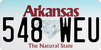 AR license plate 548WEU