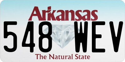 AR license plate 548WEV
