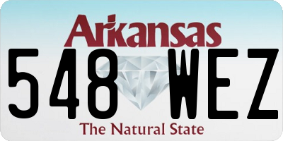 AR license plate 548WEZ