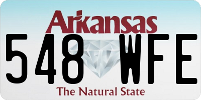 AR license plate 548WFE