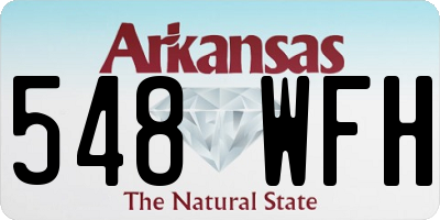 AR license plate 548WFH