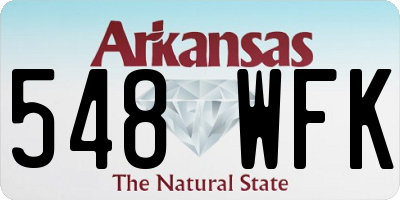 AR license plate 548WFK