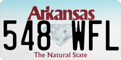 AR license plate 548WFL