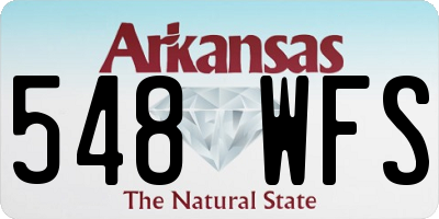 AR license plate 548WFS