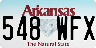 AR license plate 548WFX