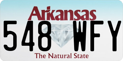 AR license plate 548WFY