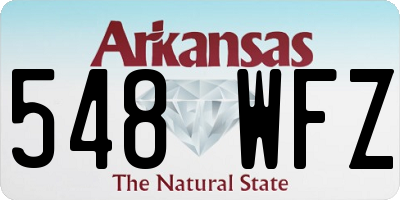 AR license plate 548WFZ