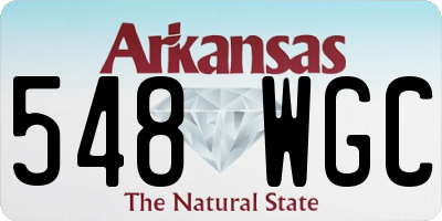 AR license plate 548WGC