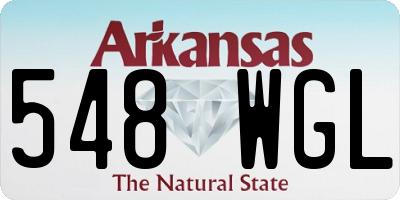 AR license plate 548WGL