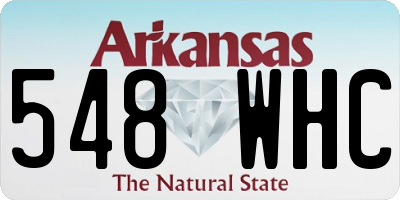 AR license plate 548WHC