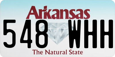AR license plate 548WHH