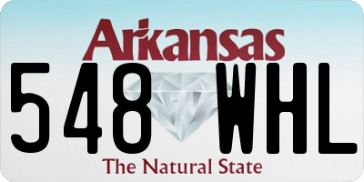 AR license plate 548WHL