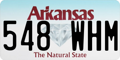 AR license plate 548WHM