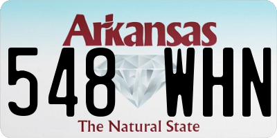 AR license plate 548WHN