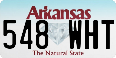 AR license plate 548WHT