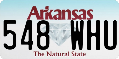 AR license plate 548WHU