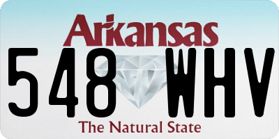 AR license plate 548WHV