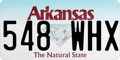 AR license plate 548WHX
