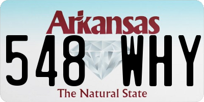 AR license plate 548WHY