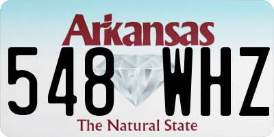 AR license plate 548WHZ