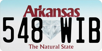 AR license plate 548WIB