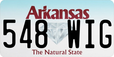AR license plate 548WIG