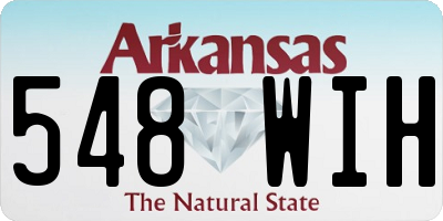 AR license plate 548WIH