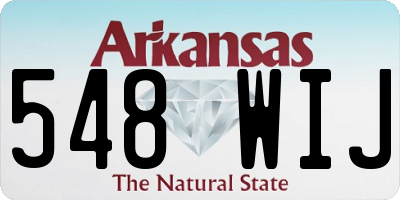 AR license plate 548WIJ