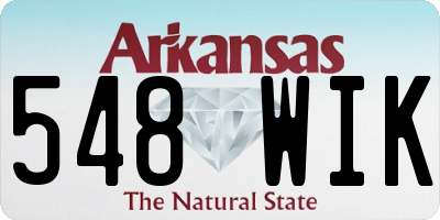 AR license plate 548WIK