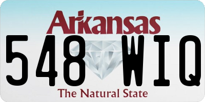 AR license plate 548WIQ