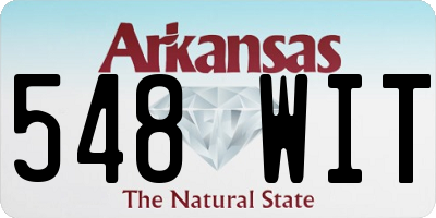 AR license plate 548WIT