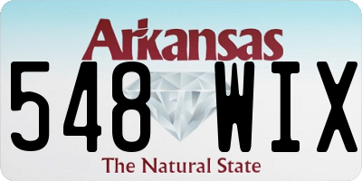 AR license plate 548WIX