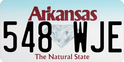 AR license plate 548WJE