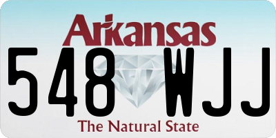 AR license plate 548WJJ