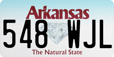 AR license plate 548WJL