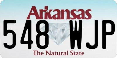 AR license plate 548WJP