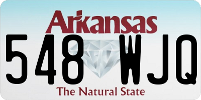 AR license plate 548WJQ