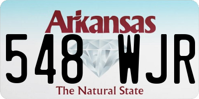 AR license plate 548WJR