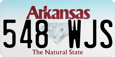 AR license plate 548WJS