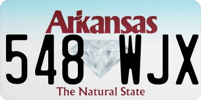 AR license plate 548WJX