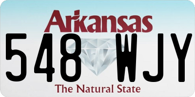 AR license plate 548WJY