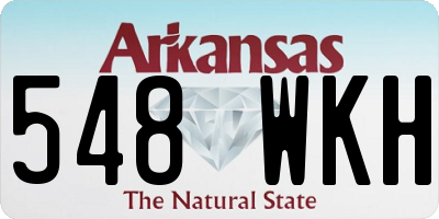 AR license plate 548WKH