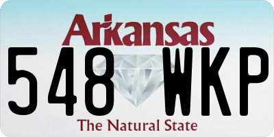 AR license plate 548WKP