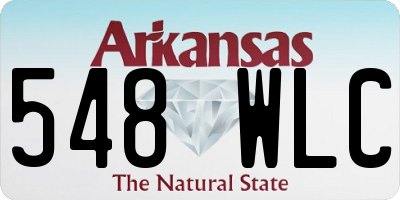 AR license plate 548WLC