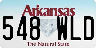 AR license plate 548WLD