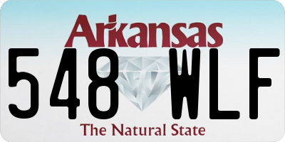 AR license plate 548WLF