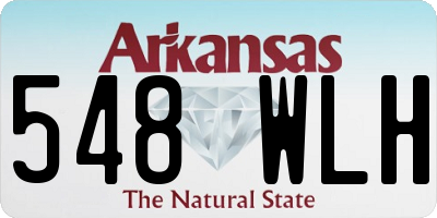 AR license plate 548WLH
