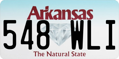 AR license plate 548WLI