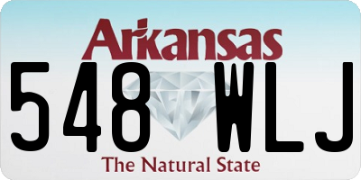 AR license plate 548WLJ